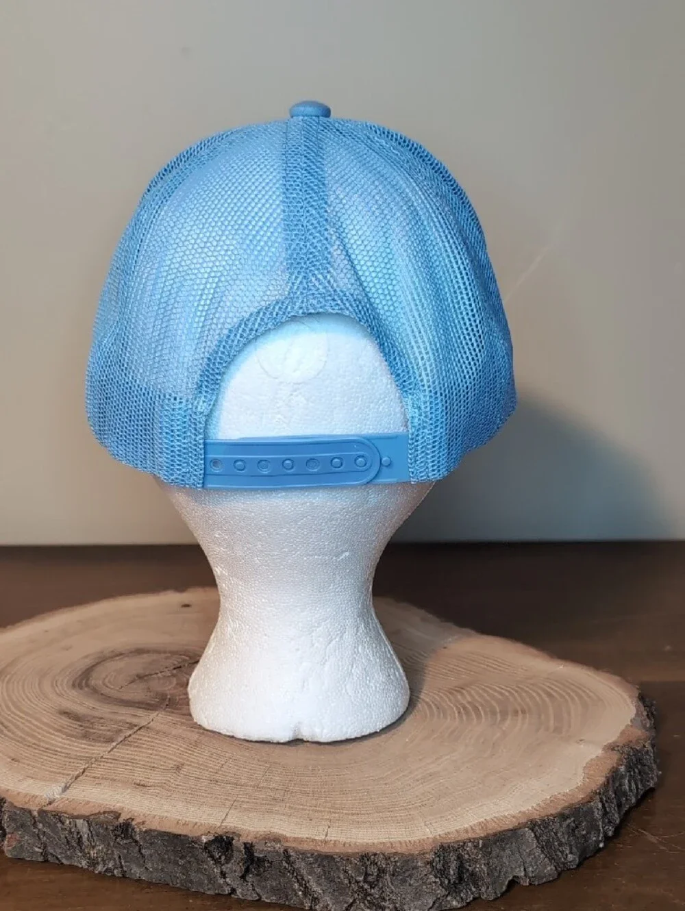 Bass Pro Shops Light Blue Mesh Back Hat with Yellow Logo